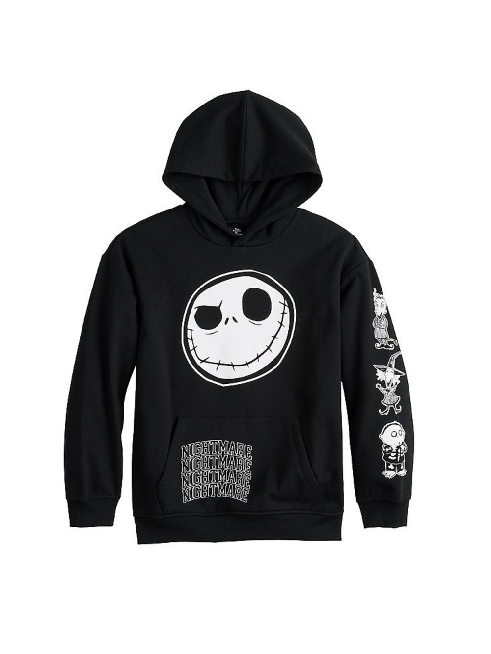 Disney Boys Nightmare Before Christmas Jack Skellington Hoodie - Large